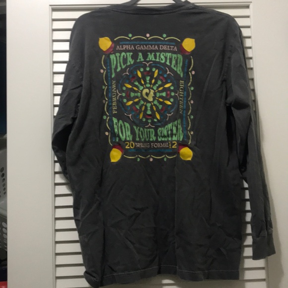 Alpha gamma delta long sleeve tee - Picture 3 of 3